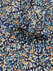 White Stuff Annie Jersey Shirt Navy Print