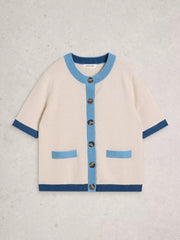 White Stuff Charlotte Cardi Ivory MLT