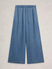 White Stuff Poppy Palazzo Trouser Chamb Blue