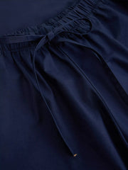 White Stuff Lauryn Poplin Wide Leg Culotte Dark Navy