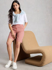 White Stuff Heidi Chino Short Mid Pink