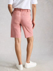 White Stuff Heidi Chino Short Mid Pink