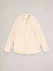White Stuff Sophie Organic Cotton Shirt Yellow MLT