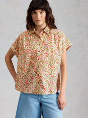 White Stuff Orla Shirt Ivory Print