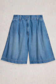 White Stuff Sasha Denim Shorts Mid Denim
