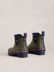 White Stuff Puddle Wellie Boots Khaki Green
