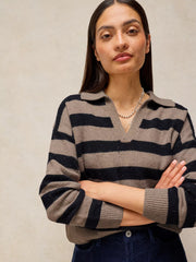 White Stuff Izzy Striped Jumper Nat MLT