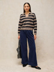 White Stuff Izzy Striped Jumper Nat MLT