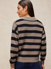 White Stuff Izzy Striped Jumper Nat MLT