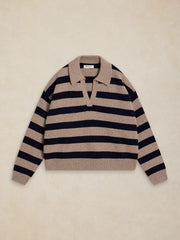 White Stuff Izzy Striped Jumper Nat MLT