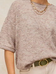 White Stuff Kate Knitted Tee Light Nat