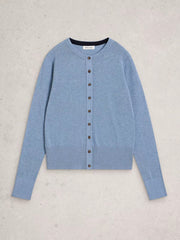 White Stuff Lois Cardi Mid Blue