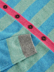 White Stuff Sansa Stripe Cardi Blue MLT