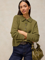 White Stuff Shepherd Collar Cardi Mid Chart