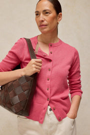 White Stuff Lois Cardi Mid Pink