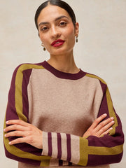 White Stuff Carla Jumper Nat MLT