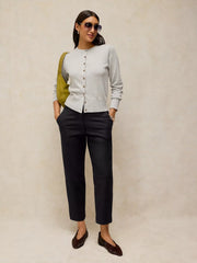 White Stuff Illy Crop Straight Trouser Pure Black
