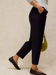White Stuff Illy Crop Straight Trouser Pure Black