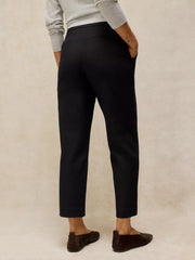 White Stuff Illy Crop Straight Trouser Pure Black