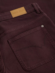 White Stuff Tia Wide Leg Crop Jean Dark Brown