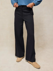 White Stuff Kenna Side Stripe Trouser Dark Navy