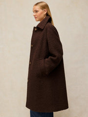 White Stuff Kelsey Boucle Wool Blend Coat