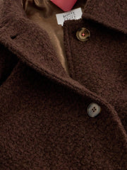 White Stuff Kelsey Boucle Wool Blend Coat