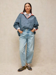 White Stuff Dakota Showerproof Poncho Navy