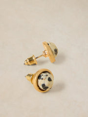 White Stuff 2PK Semi Precious Charm Set Gold Tone Metallic