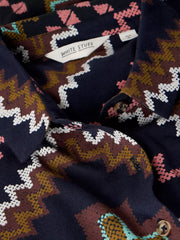 White Stuff Rua Jersey Dress Navy Multi