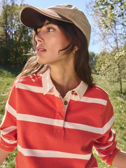 White Stuff Avery Rugby Top Orange MLT