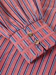White Stuff Raya Pop Over Shirt Pink MLT