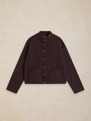 White Stuff Margot Cardi Dark Brown