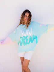 Yippie Hippie Sweatshirt With Print Pastel MLT