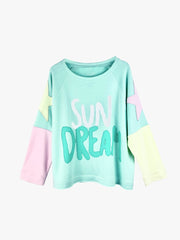 Yippie Hippie Sweatshirt With Print Pastel MLT