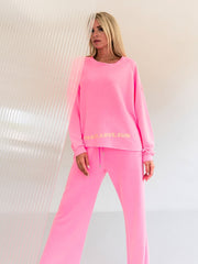Yippie Hippie Sweatshirt Pink