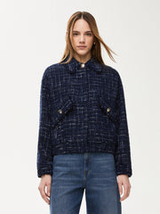 iBlues Cile Jacket Navy Print