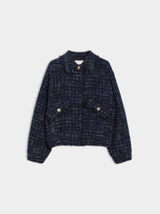 iBlues Cile Jacket Navy Print