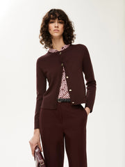 iBlues Losanna Cardigan Dark Bordeaux