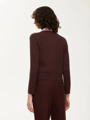 iBlues Losanna Cardigan Dark Bordeaux