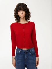 iBlues Tandem Cardigan Red