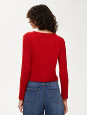 iBlues Tandem Cardigan Red
