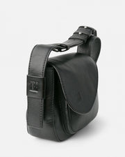 Biba Blunt Leather Cross Bag Dark Brown