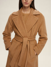Emme Cadmio Coat Dark Brown