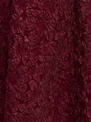French Connection Milenda Jacquard Midi Dress Cherry