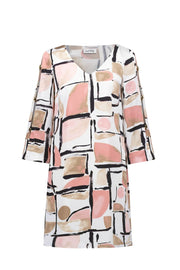 Joseph Ribkoff Abstract Print Dress