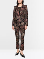 Marc Cain Blazer With Floral Print Black MLT