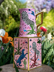 Ortigia Tazza Jungle Ceramic Pink