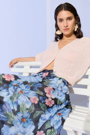 Oui Knit Cardigan Peach Whip