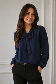 Oui Blouse Dark Blue